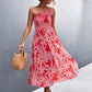 Floral Smocked One-Shoulder Midi Dress