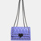 Studded PU Leather Crossbody Bag