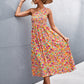 Floral Smocked One-Shoulder Midi Dress