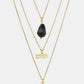 Triple-layer MAMA I LOVE YOU 18K gold-plated Pemdant Combo Deal