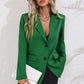 Lapel Collar Long Sleeve Blazer