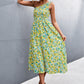 Floral Smocked One-Shoulder Midi Dress