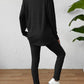 Ribbed Round Neck Top and Pants Set