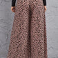Animal Print High-Rise Culottes