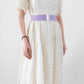 Alloy Buckle Elastic Belt